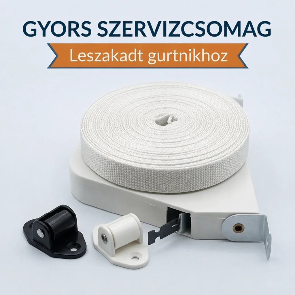 Gurtni csere csomag alkatrészek leszakadt redőnyökhöz